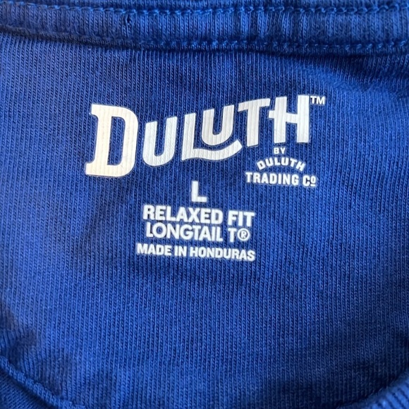 NEW Duluth Long Tail Long Sleeve Shirt L - Picture 4 of 4